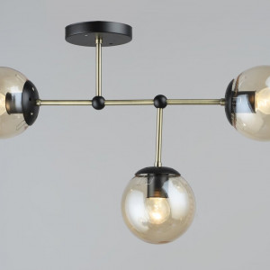 Люстра стельова Sirius B A4261/3 AB+BK