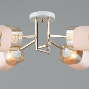 Люстра стельова Sirius B K2183/4 WT+FGD