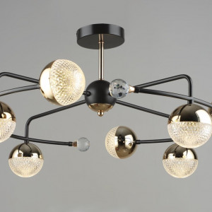 Люстра світлодіодна Sirius B N6192/8 COFFEE+FGD 112W