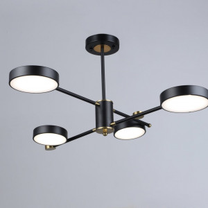 Люстар світлодіодна акрилова Sirius B YH1124/4 BK+COP