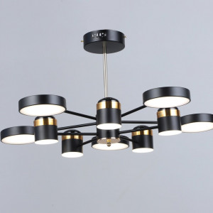 Люстра світлодіодна акрилова Sirius B YH1102/5+5 BK+FGD