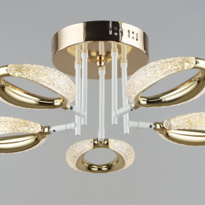 Люстра світлодіодна Sirius B YH1156/5 WT+FGD з поворотнім механізмом