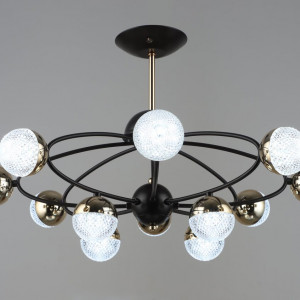 Люстра світлодіодна акрилова Sirius B N5015/12 COFFEE+FGD