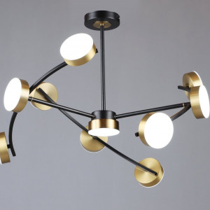 Люстра світлодіодна акрилова Sirius B N6340/10 BK+COP