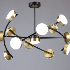 Люстра світлодіодна акрилова Sirius B N6340/13 BK+COP