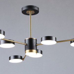 Люстра світлодіодна в стилі лофт Sirius B N6369/6 COP+BK