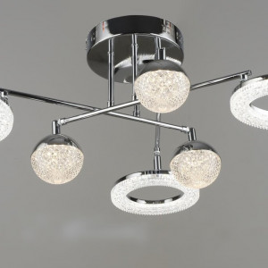 Люстра світлодіодна акрилова Sirius B YH1183/3+3 CH