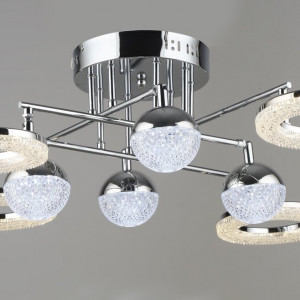 Люстра світлодіодна акрилова Sirius B YH1183/4+4 CH