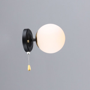 Бра настінне Sirius B N36360/1W BK+COP