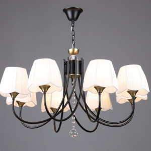 Люстра класична підвісна Sirius B NH6442/8 BK+COP Люстра класична підвісна Sirius B NH6442/8 BK+COP
