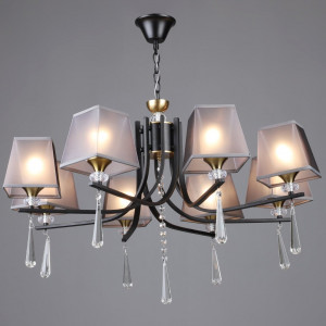 Люстра класична підвісна Sirius B NH6444/8 BK+COP Люстра класична підвісна Sirius B NH6444/8 BK+COP