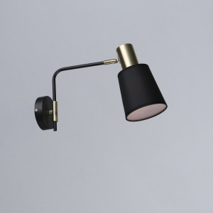 Бра настінне в стилі лофт Sirius B N6597/1W BK+AB