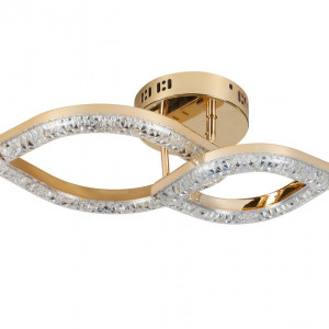 Люстра світлодіодна акрілова Sirius 2721/1+1 GD 24W*2