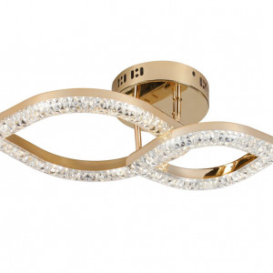 Люстра світлодіодна акрілова Sirius 2721/1+1 GD 24W*2