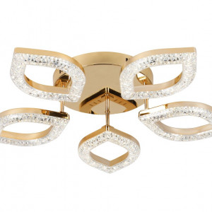 Люстра світлодіодна акрилова Sirius 2721/5 GD 50W*2