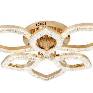 Люстра світлодіодна акрилова Sirius 2721/3+3 GD 72W*2