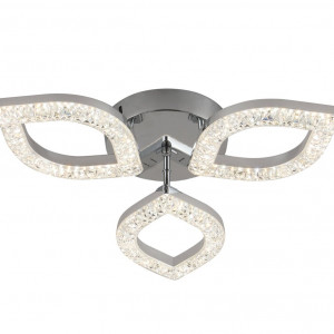 Люстра світлодіодна акрилова Sirius 2721/3 CR 30W*2