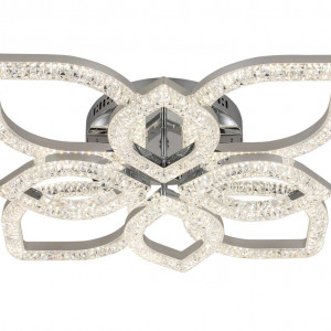 Люстра світлодіодна акрилова Sirius 2721/4+4 CR 96W*2