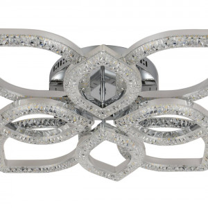 Люстра світлодіодна акрилова Sirius 2721/4+4 CR 96W*2