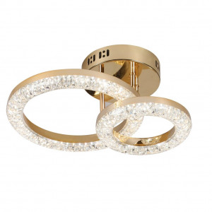 Люстра світлодіодна акрилова Sirius 2723/1+1 GD 21W*2