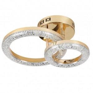 Люстра світлодіодна акрилова Sirius 2723/1+1 GD 21W*2