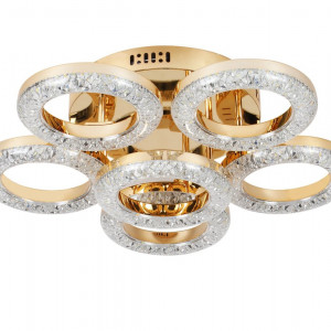 Люстра світлодіодна акрилова Sirius 2723/5+1 GD 48W*2