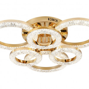 Люстра світлодіодна акрилова Sirius 2723/3+3 GD 63W*2