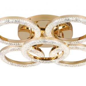 Люстра світлодіодна акрилова Sirius 2723/4+1BG GD 65W*2