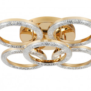 Люстра світлодіодна акрилова Sirius 2723/4+1BG GD 65W*2