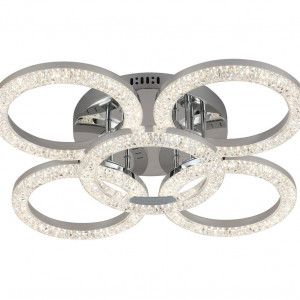 Люстра світлодіодна акрилова Sirius 2723/4+1BG CR 65W*2