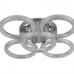 Люстра світлодіодна акрилова Sirius 2723/4+1BG CR 65W*2