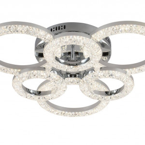 Люстра світлодіодна акрилова Sirius 2723/3+3 CR 63W*2