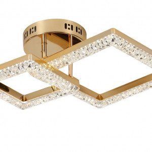 Люстра світлодіодна акрилова Sirius 2726/1+1 GD 25W*2