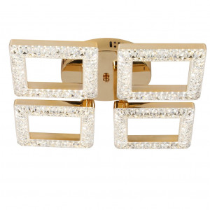 Люстра світлодіодна акрилова Sirius 2726/4 GD 40W*2