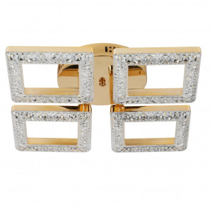 Люстра світлодіодна акрилова Sirius 2726/4 GD 40W*2