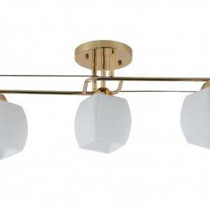 Люстра стельова Sirius 07003/2+1 GD на 3 плафона