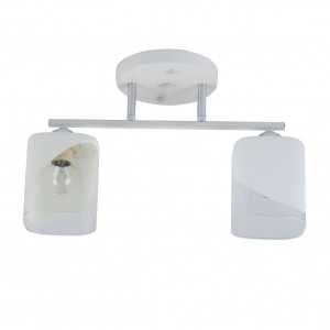 Люстра стельова Sirius 07245/2 Matte White+CR на 2 плафони