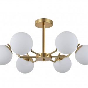 Люстра декоративна Sirius 74534/6 CP на 6 плафонiв