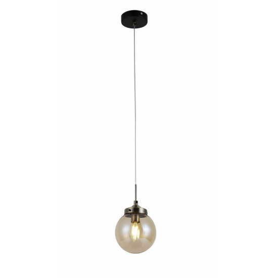 Люстра підвісна Sirius 74405/1P Antique Brass + Matte black на 1 плафон Зображення №1 Люстра підвісна Sirius 74405/1P Antique Brass + Matte black на 1 плафон фото № 1