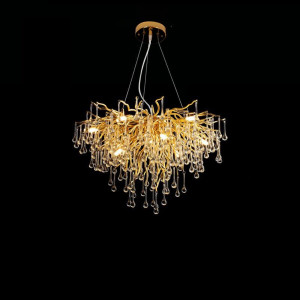 Люстра кришталева класична Sirius WM-7001/600 золото