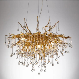 Люстра кришталева класична Sirius WM-7001/800 золото