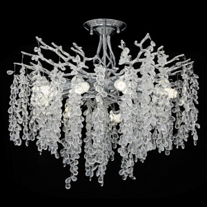 Люстра кришталева Sirius Ш C33008-600 CH кришталеві грона