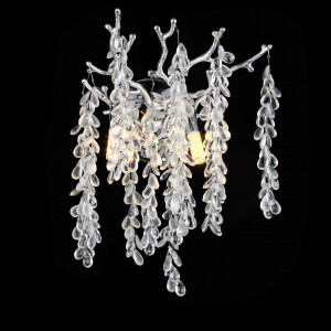 Бра кришталеве Sirius Ш W33008-2 S CH кришталеві грона