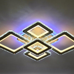 Люстра світлодіодна акрилова Sirius Ш 77659/3+2 WT+CR