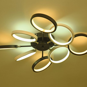 Люстра світлодіодна акрилова Sirius Ш 77682/8 WT+ВК