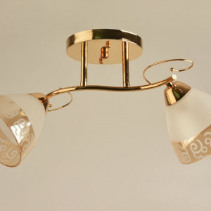 Люстра стельова Sirius Л 8003/2 FG на 2 плафони