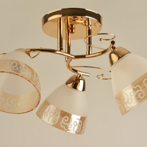 Люстра стельова Sirius Л 8003/3 FG на 3 плафони