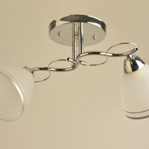 Люстра стельова Sirius Л 8156/2 CR на 2 плафони