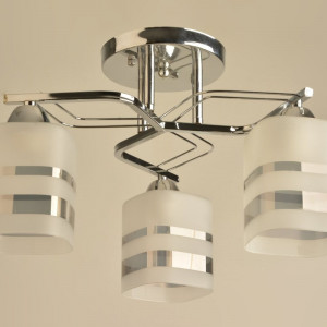 Люстра стельова Sirius Л 8159/3A CR на 3 плафони