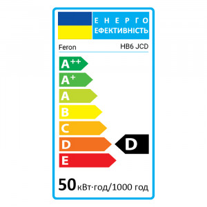 Галогенна лампа Feron HB6 JCD 50Вт